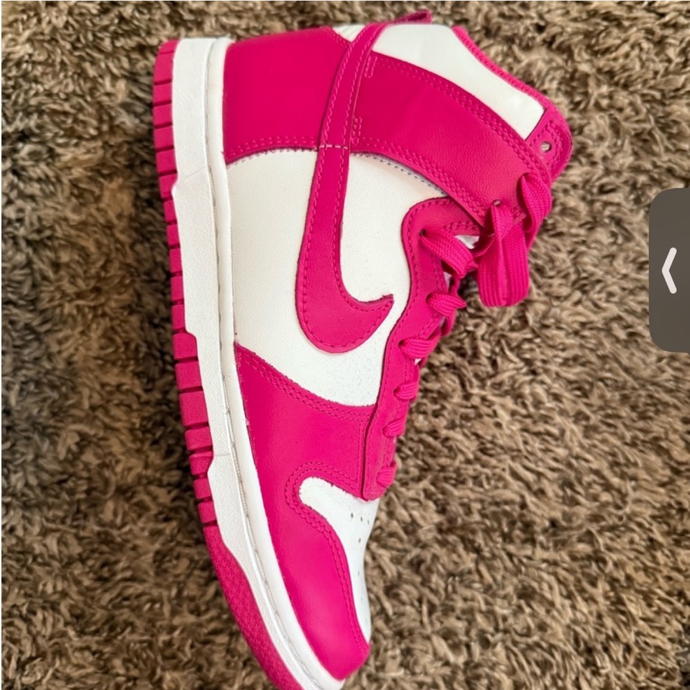 Nike Pink and White High-Tops